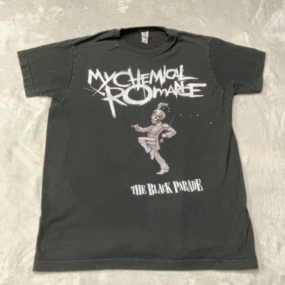 Y2K My Chemical Romance T-Shirt The Black Parade Tultex Emo Band Tee Adult M